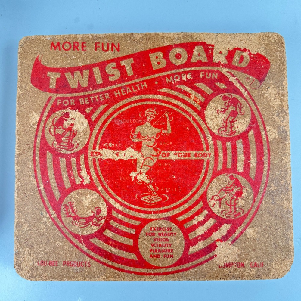 Lou-Bee Products Twist Board Vintage Exercise Equipment